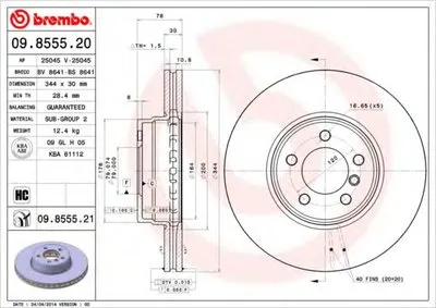 Тормозной диск COATED DISC LINE BREMBO купить