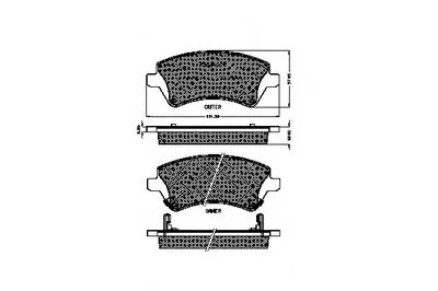 Комплект тормозных колодок, дисковый тормоз SPIDAN купить