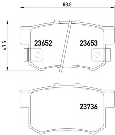 Комплект тормозных колодок, дисковый тормоз HELLA купить