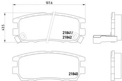 Комплект тормозных колодок, дисковый тормоз HELLA купить