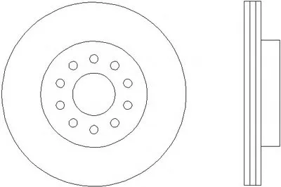 Тормозной диск PRO HELLA купить