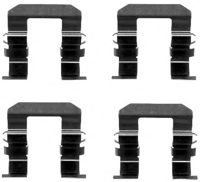 Комплектующие, колодки дискового тормоза HELLA купить