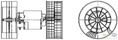 Вентиляция салона BEHR HELLA SERVICE HELLA купить