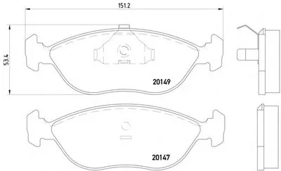 Комплект тормозных колодок, дисковый тормоз HELLA PAGID купить