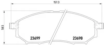 Комплект тормозных колодок, дисковый тормоз HELLA PAGID купить