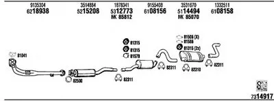 Система выпуска ОГ WALKER купить