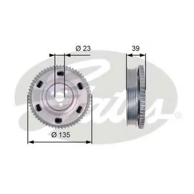 Ременный шкив, коленчатый вал DriveAlign® GATES купить