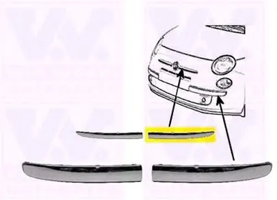 Облицовка, бампер VAN WEZEL купить