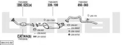 Система выпуска ОГ BOSAL купить