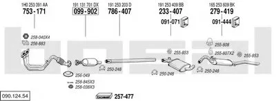 Система выпуска ОГ BOSAL купить