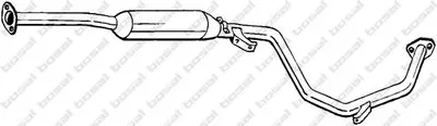 Средний глушитель выхлопных газов BOSAL купить