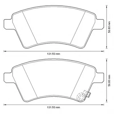Комплект тормозных колодок, дисковый тормоз JURID купить