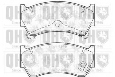 Комплект тормозных колодок, дисковый тормоз QUINTON HAZELL купить