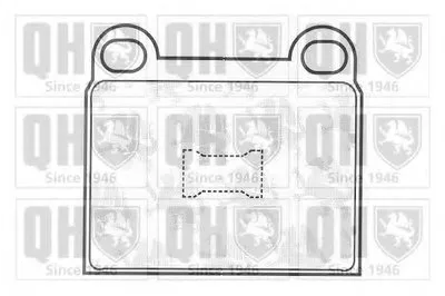 Комплект тормозных колодок, дисковый тормоз QUINTON HAZELL купить