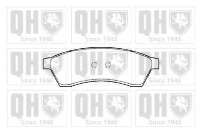 Комплект тормозных колодок, дисковый тормоз QUINTON HAZELL купить
