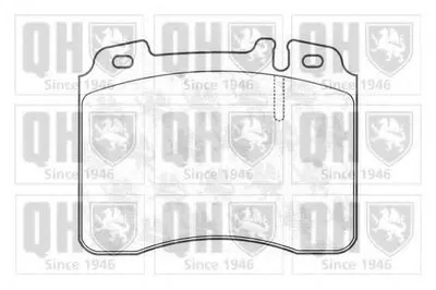 Комплект тормозных колодок, дисковый тормоз QUINTON HAZELL купить