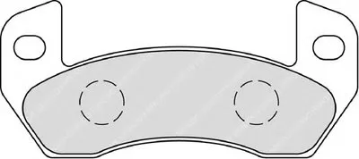 Комплект тормозных колодок, дисковый тормоз PREMIER FERODO купить