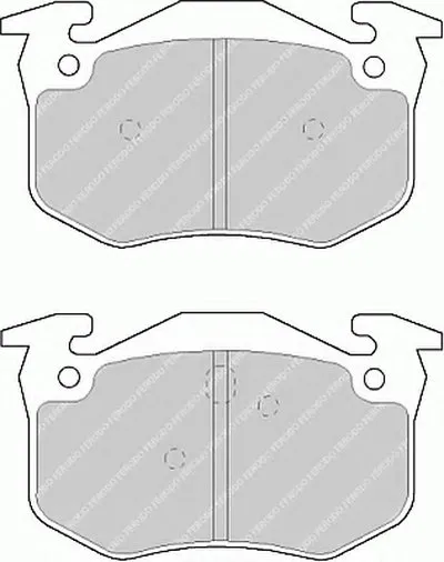 Комплект тормозных колодок, дисковый тормоз PREMIER FERODO купить