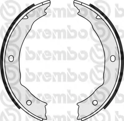 Комплект тормозных колодок, стояночная тормозная система BREMBO купить