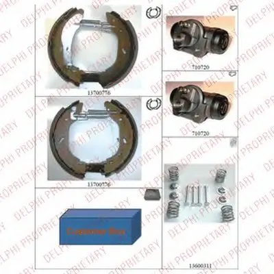 Комплект тормозных колодок DELPHI купить