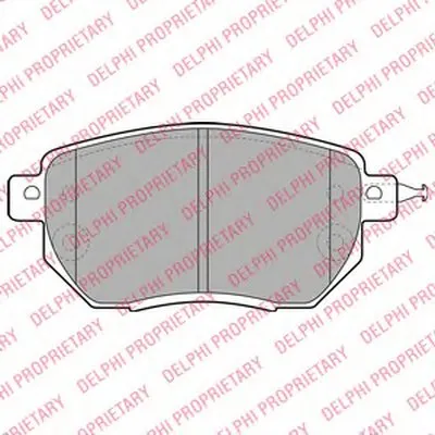 Комплект тормозных колодок, дисковый тормоз DELPHI купить