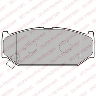 Комплект тормозных колодок, дисковый тормоз DELPHI купить