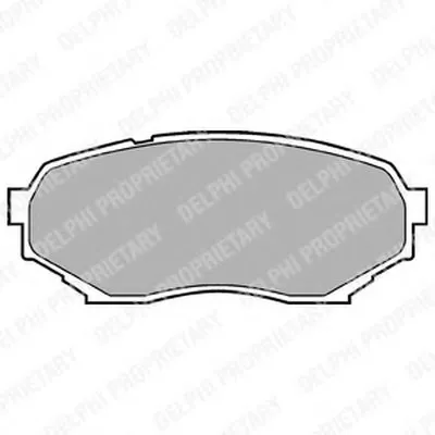 Комплект тормозных колодок, дисковый тормоз DELPHI купить