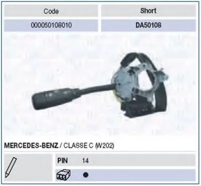 Выключатель на колонке рулевого управления MAGNETI MARELLI купить