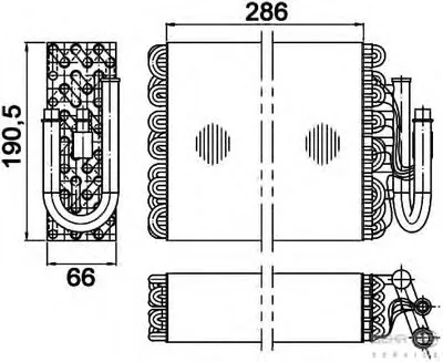 Испаритель, кондиционер BEHR HELLA SERVICE купить