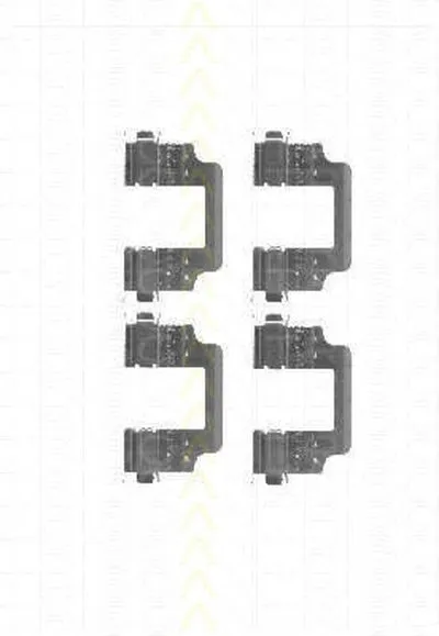 Комплектующие, колодки дискового тормоза TRISCAN купить