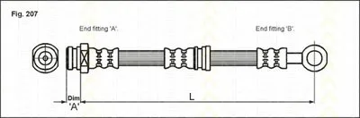 Тормозной шланг TRISCAN купить