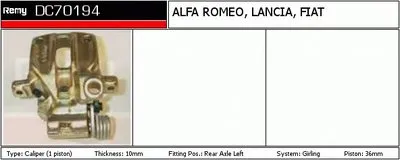 Тормозной суппорт Remanufactured REMY (Multiline) DELCO REMY купить