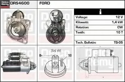 Стартер Remanufactured REMY (Light Duty) DELCO REMY купить