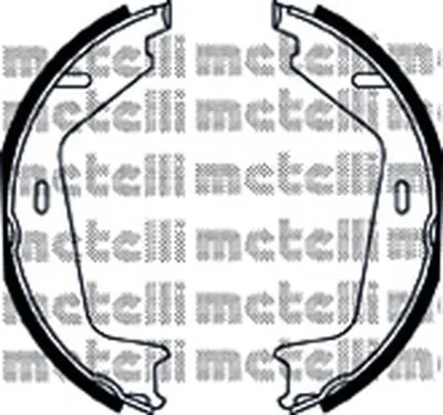 Комплект тормозных колодок, стояночная тормозная система METELLI купить