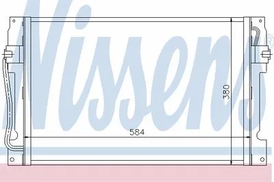 Конденсатор, кондиционер NISSENS купить