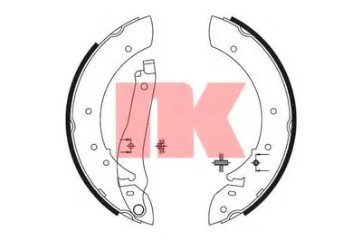 Комплект тормозных колодок NK купить