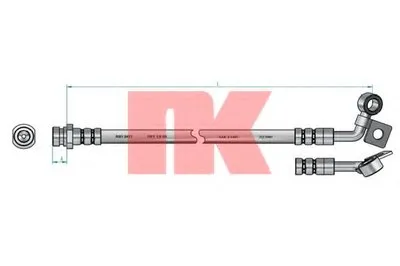 Тормозной шланг NK купить