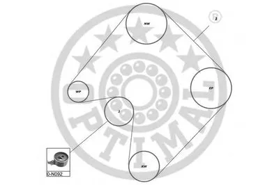 Комплект ремня ГРМ OPTIMAL купить