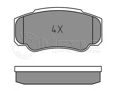 Комплект тормозных колодок, дисковый тормоз MEYLE купить