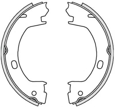 Комплект тормозных колодок, стояночная тормозная система ROADHOUSE купить