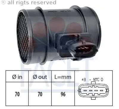 Расходомер воздуха FACET купить