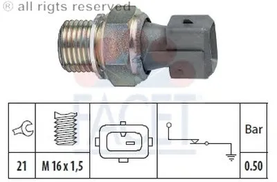 Выключатель с гидропроводом FACET купить