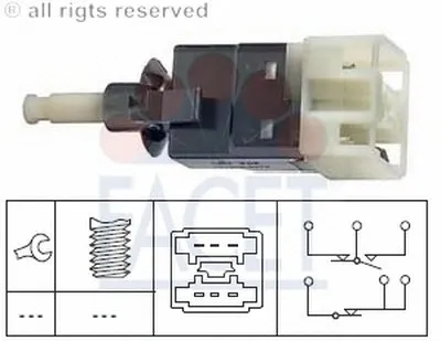 Выключатель фонаря сигнала торможения FACET купить