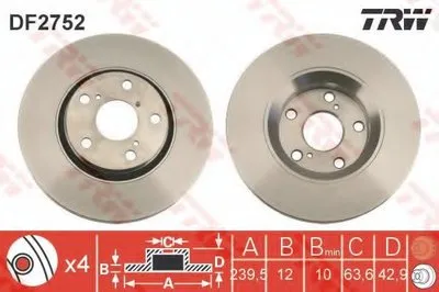 Тормозной диск TRW купить