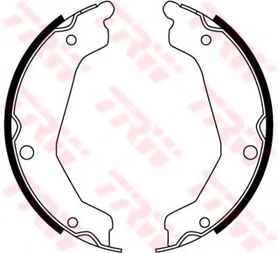 Комплект тормозных колодок, стояночная тормозная система TRW купить