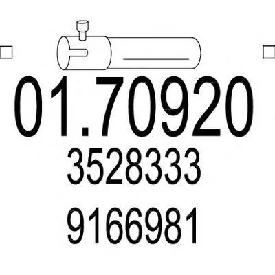 Труба выхлопного газа MTS купить