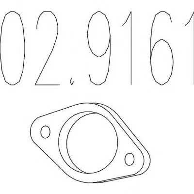 Прокладка, труба выхлопного газа MTS купить