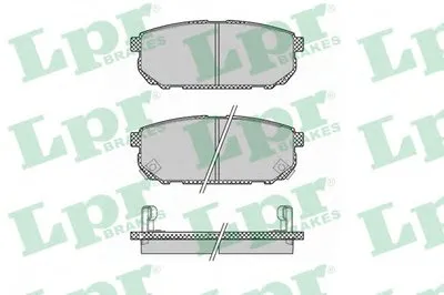 Комплект тормозных колодок, дисковый тормоз LPR купить