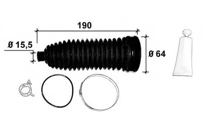 Комплект пылника, рулевое управление OCAP купить