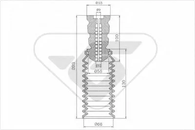Пылезащитный комплект, амортизатор HUTCHINSON купить